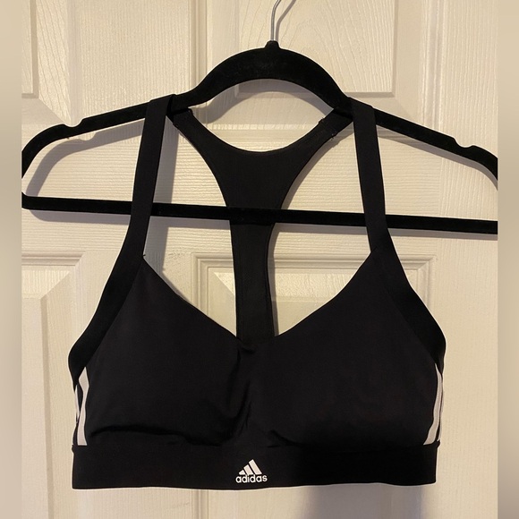 adidas Black Sports Bra - Picture 1 of 2